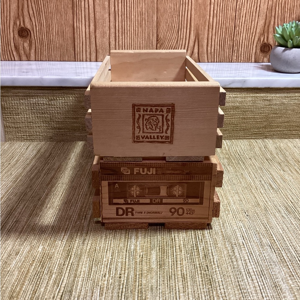 Vintage 2 Napa Valley Wooden Crates - Picture 4 of 7